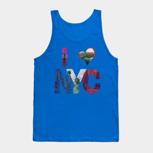 I LOVE ♥ NYC: A Cityscape Symphony Tank Top